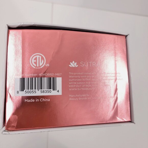 Sutra Blowout Brush 2" Tourmaline Oval Volume Hair Dryer Ceramic Ionic Pink - Picture 4 of 14